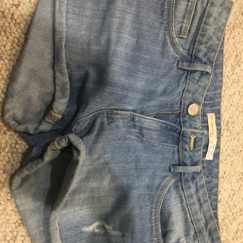 Denim shorts